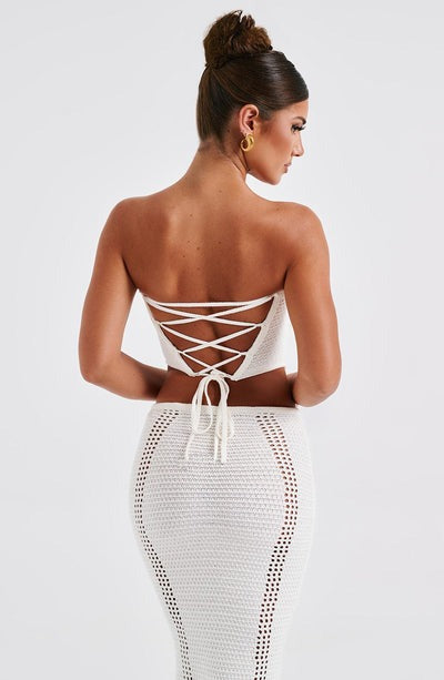 Isabella Knitted Corset Set