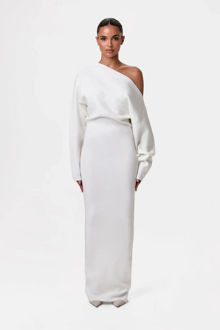 The Solenne Off-Shoulder Maxi