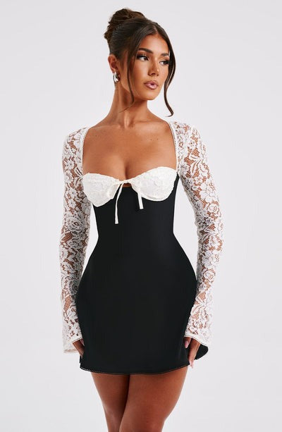 Rosalie Lace Sleeve Mini