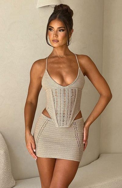 Sienna Crochet Cutout Mini Set