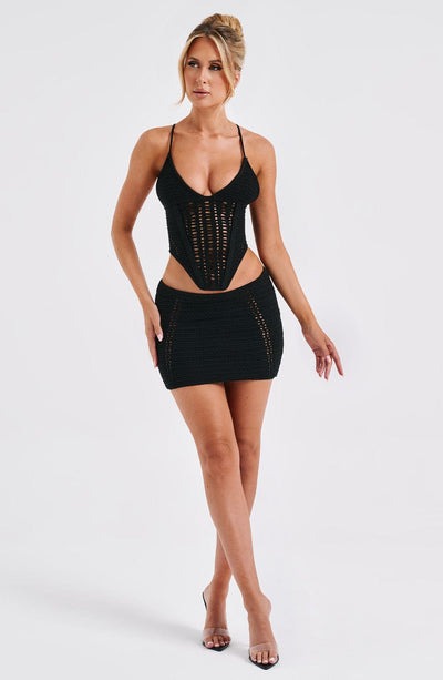Sienna Crochet Cutout Mini Set
