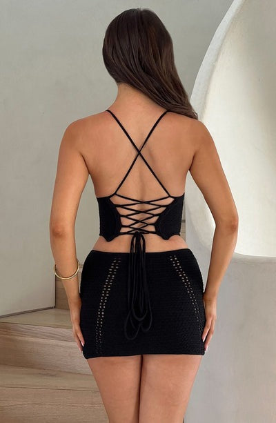Sienna Crochet Cutout Mini Set