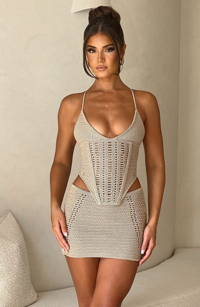 Sienna Crochet Cutout Mini Set