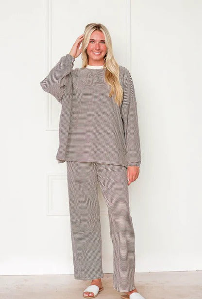 Maison Stripe Relaxed Set