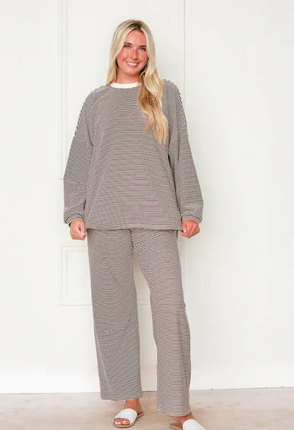 Maison Stripe Relaxed Set