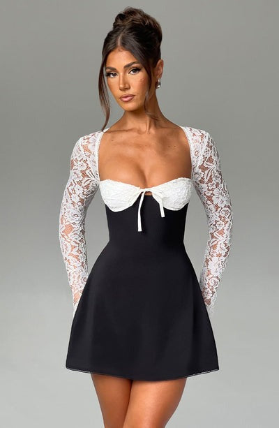 Rosalie Lace Sleeve Mini